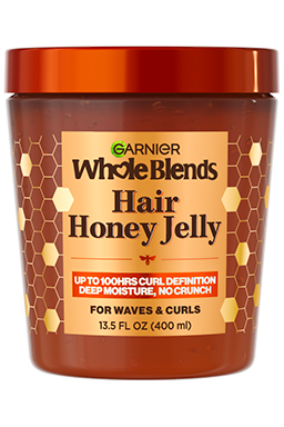 Front Pack of Hair Honey Jelly for Defining Waves and Curls